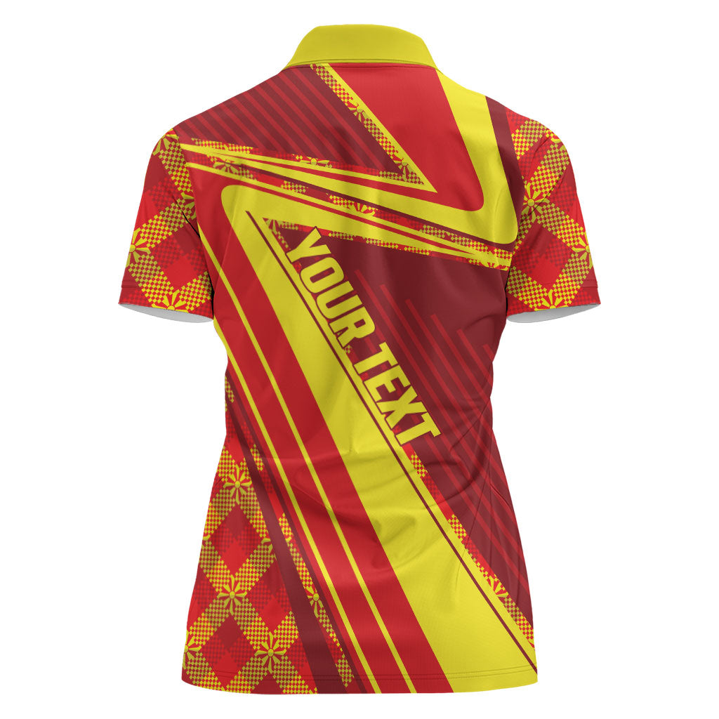 Personalised Macedonia Independence Day Women Polo Shirt 8 September 1991
