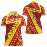 Personalised Macedonia Independence Day Women Polo Shirt 8 September 1991