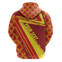 Personalised Macedonia Independence Day Zip Hoodie 8 September 1991