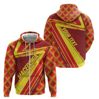 Personalised Macedonia Independence Day Zip Hoodie 8 September 1991