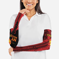 Personalised My Heart My Country My Macedonia Arm Sleeves Grunge Style