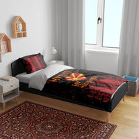 My Heart My Country My Macedonia Bedding Set Grunge Style