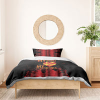 My Heart My Country My Macedonia Bedding Set Grunge Style