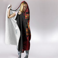 My Heart My Country My Macedonia Hooded Blanket Grunge Style