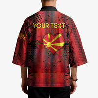 Personalised My Heart My Country My Macedonia Kimono Grunge Style