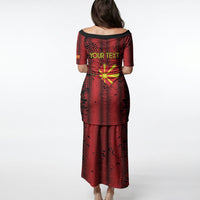 Personalised My Heart My Country My Macedonia Puletasi Grunge Style