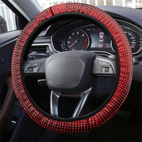 My Heart My Country My Macedonia Steering Wheel Cover Grunge Style