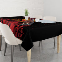 My Heart My Country My Macedonia Tablecloth Grunge Style