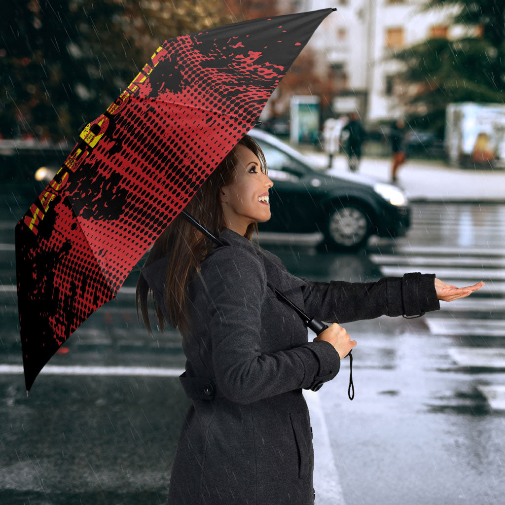 My Heart My Country My Macedonia Umbrella Grunge Style