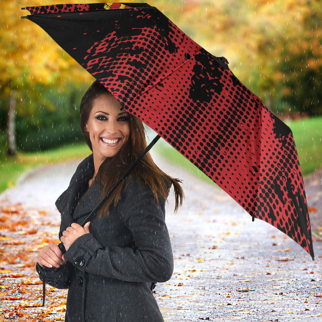 My Heart My Country My Macedonia Umbrella Grunge Style