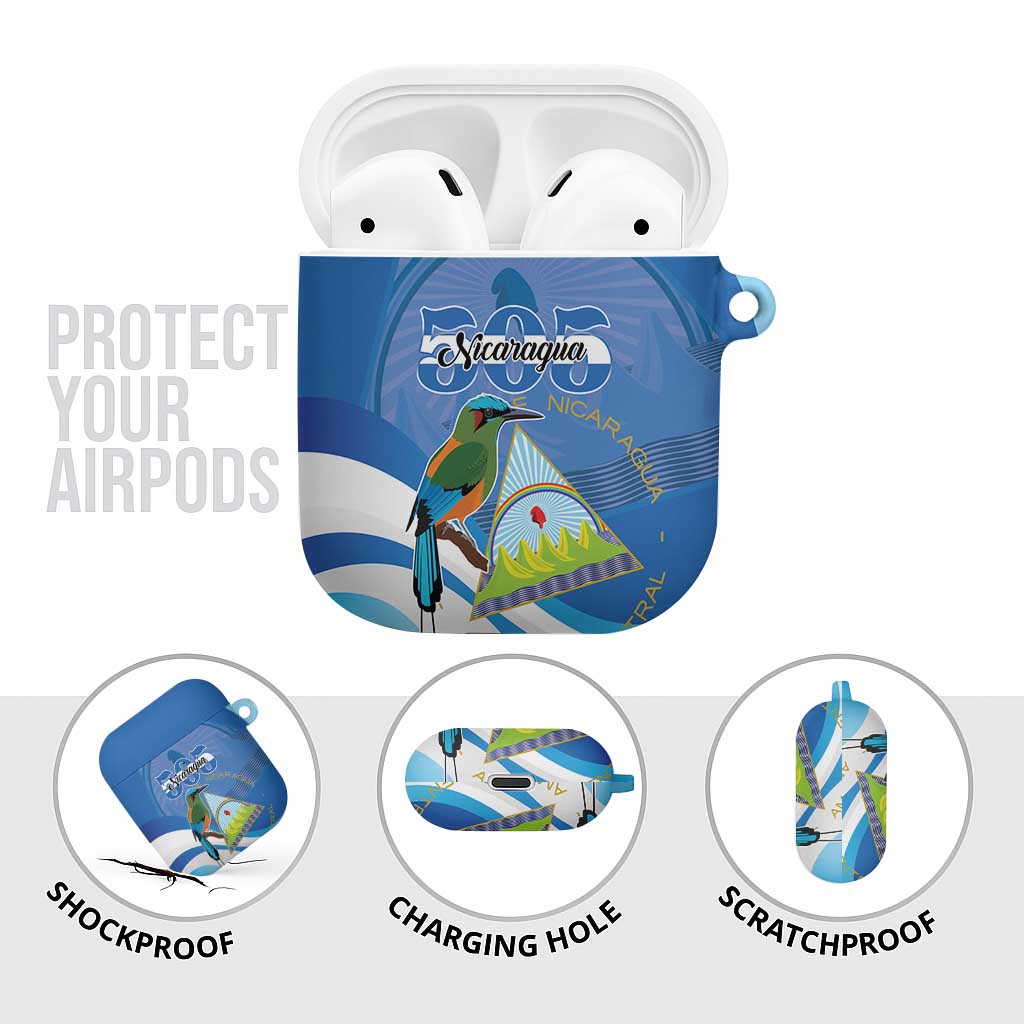 Nicaragua 505 Guardabarranco AirPods Case En Dios confiamos - Wonder Print Shop