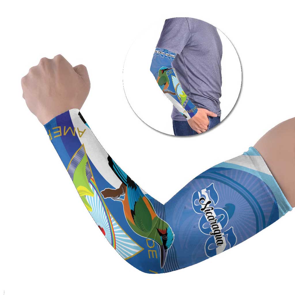 Nicaragua 505 Guardabarranco Arm Sleeves En Dios confiamos - Wonder Print Shop