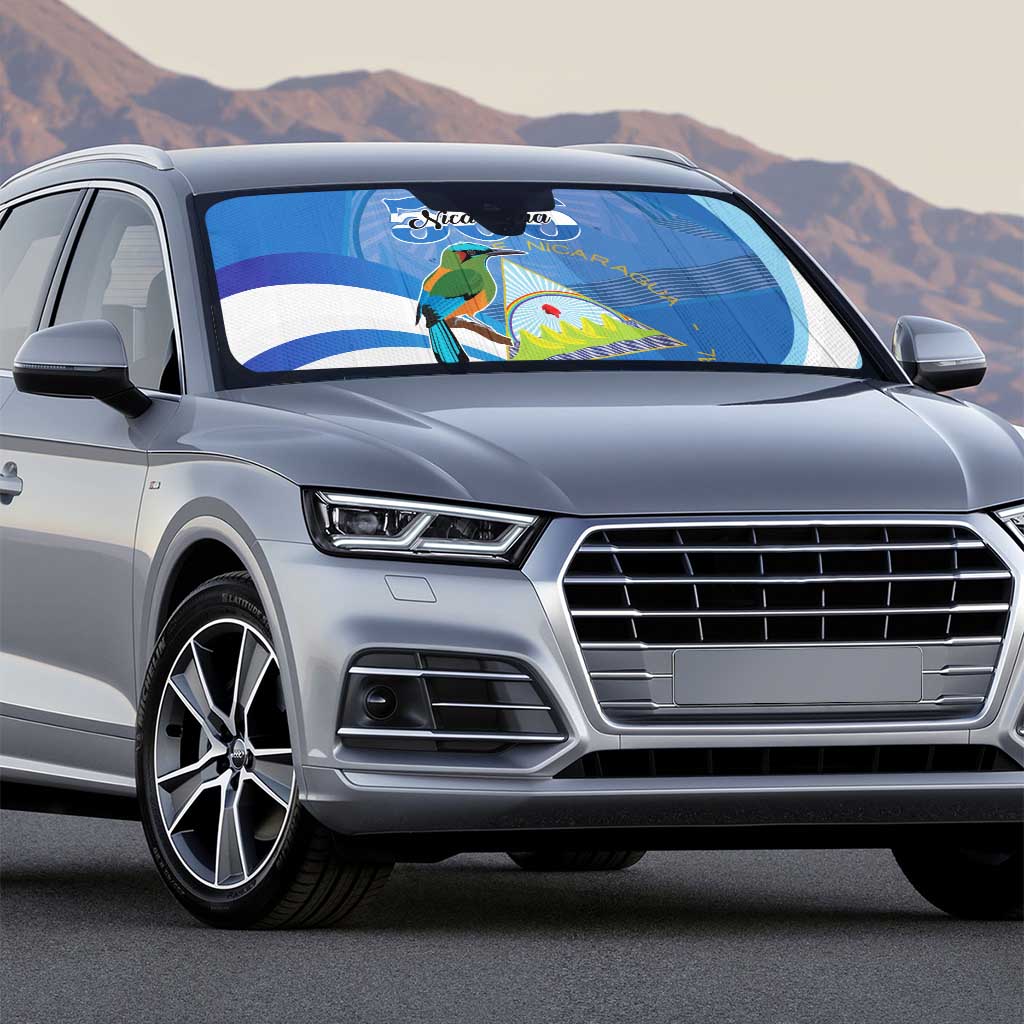 Nicaragua 505 Guardabarranco Auto Sun Shade En Dios confiamos - Wonder Print Shop