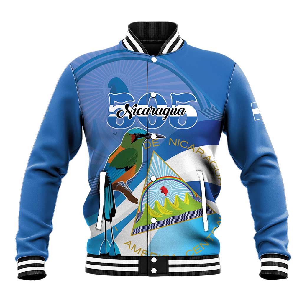 Nicaragua 505 Guardabarranco Baseball Jacket En Dios confiamos - Wonder Print Shop