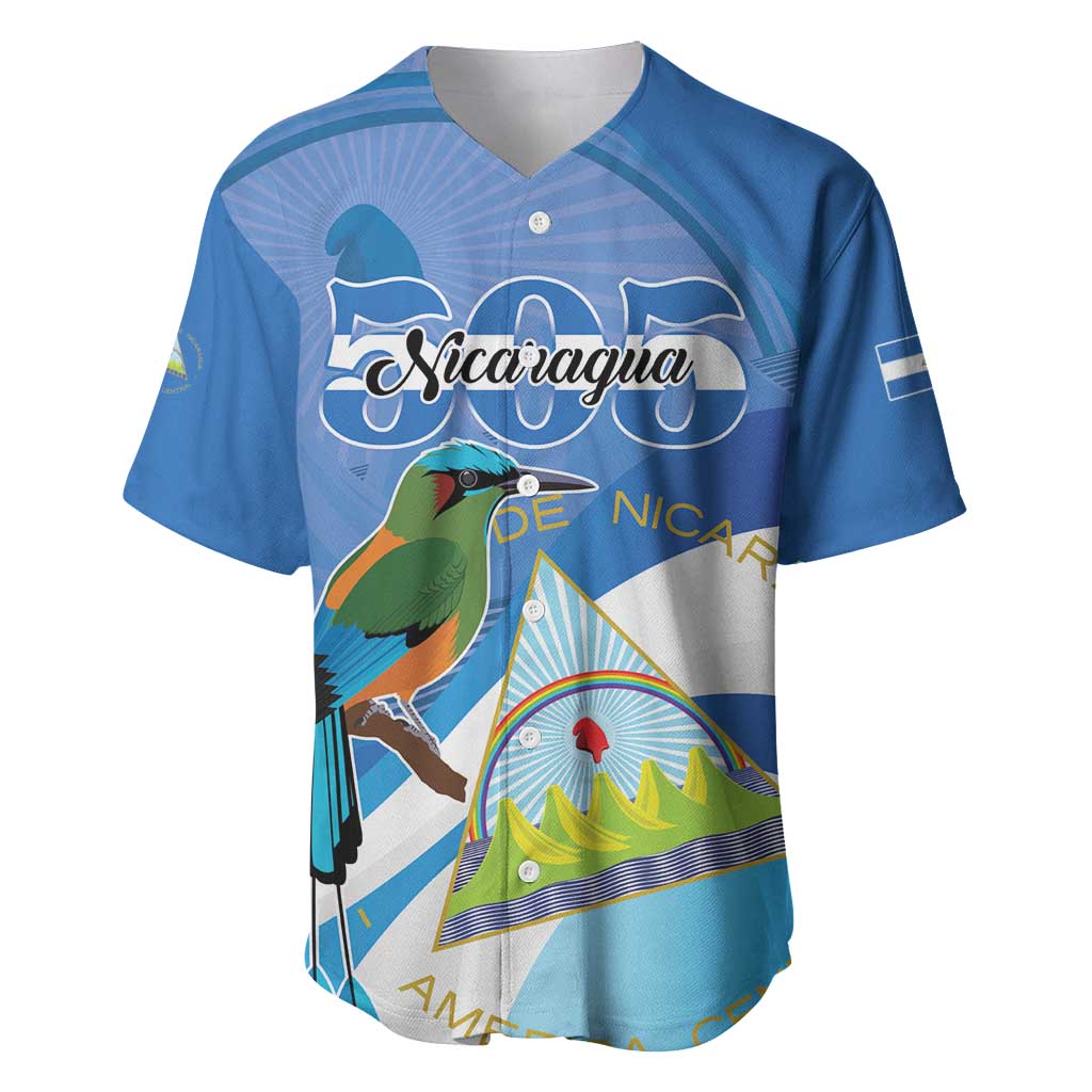 Nicaragua 505 Guardabarranco Baseball Jersey En Dios confiamos - Wonder Print Shop