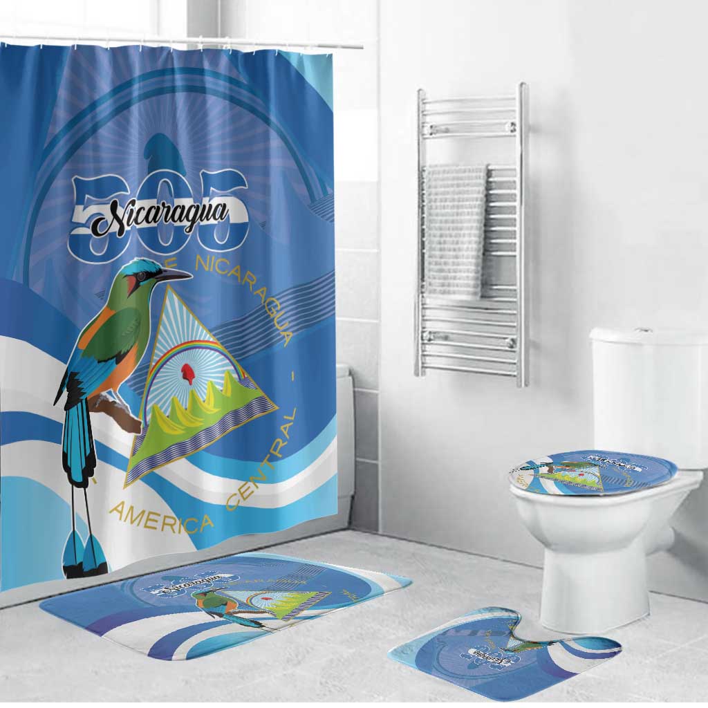 Nicaragua 505 Guardabarranco Bathroom Set En Dios confiamos - Wonder Print Shop