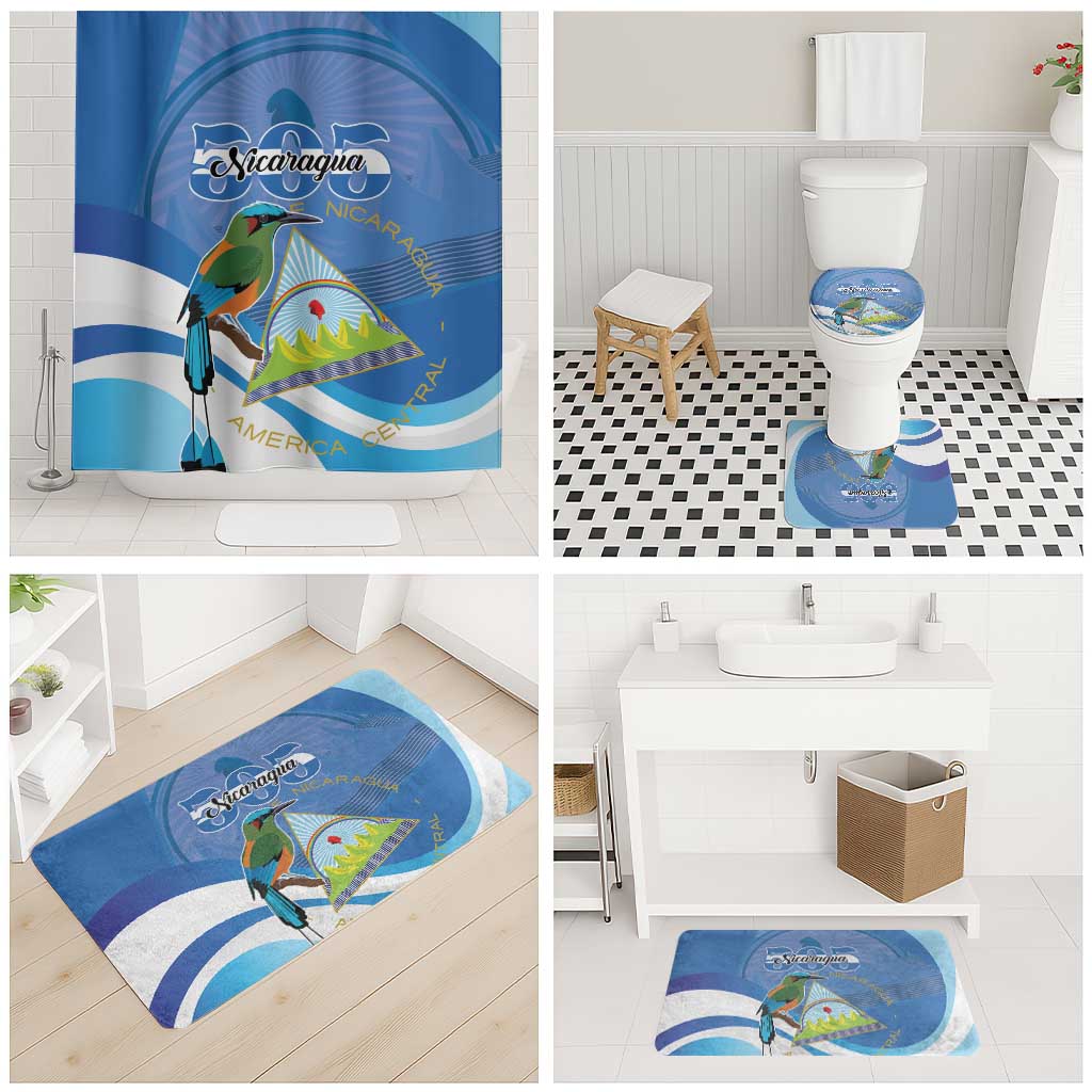 Nicaragua 505 Guardabarranco Bathroom Set En Dios confiamos - Wonder Print Shop