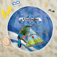 Nicaragua 505 Guardabarranco Beach Blanket En Dios confiamos - Wonder Print Shop