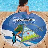 Nicaragua 505 Guardabarranco Beach Blanket En Dios confiamos - Wonder Print Shop