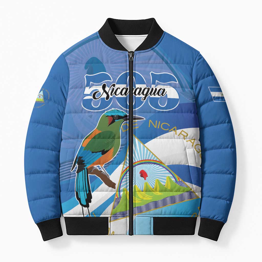 Nicaragua 505 Guardabarranco Bomber Puffer Jacket En Dios confiamos - Wonder Print Shop