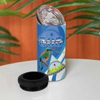 Nicaragua 505 Guardabarranco 4 in 1 Can Cooler Tumbler En Dios confiamos - Wonder Print Shop
