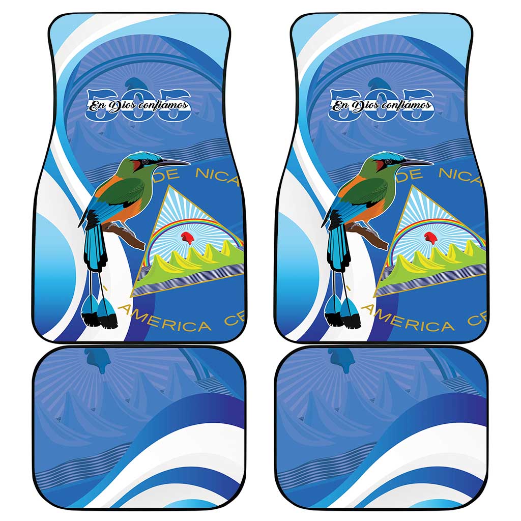 Nicaragua 505 Guardabarranco Car Mats En Dios confiamos - Wonder Print Shop