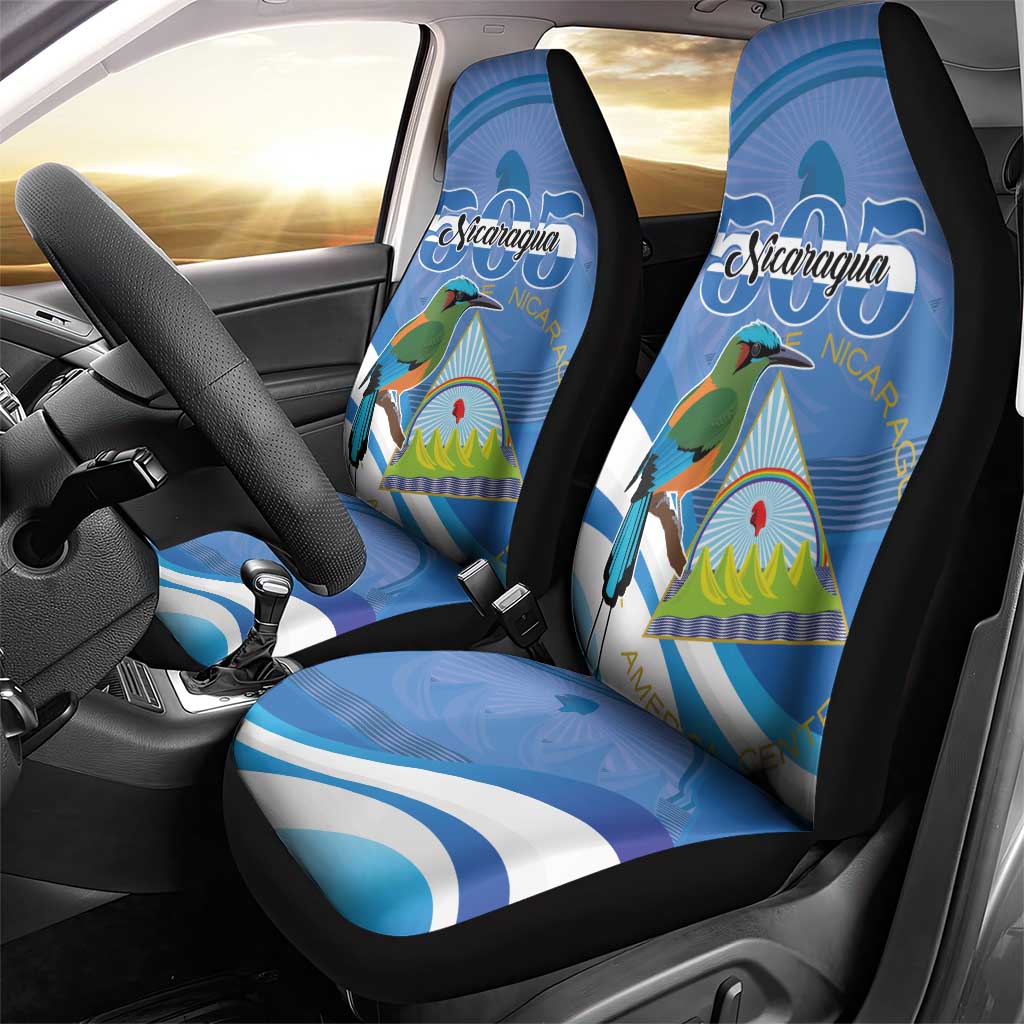 Nicaragua 505 Guardabarranco Car Seat Cover En Dios confiamos - Wonder Print Shop