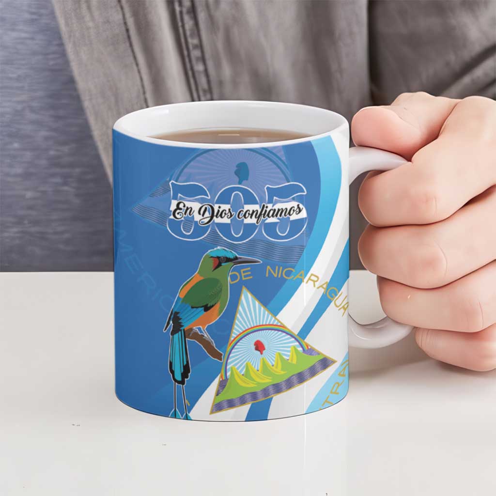 Nicaragua 505 Guardabarranco Ceramic Mug En Dios confiamos - Wonder Print Shop
