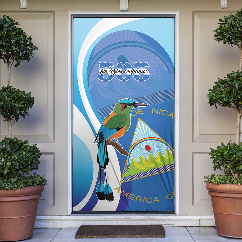 Nicaragua 505 Guardabarranco Door Cover En Dios confiamos - Wonder Print Shop
