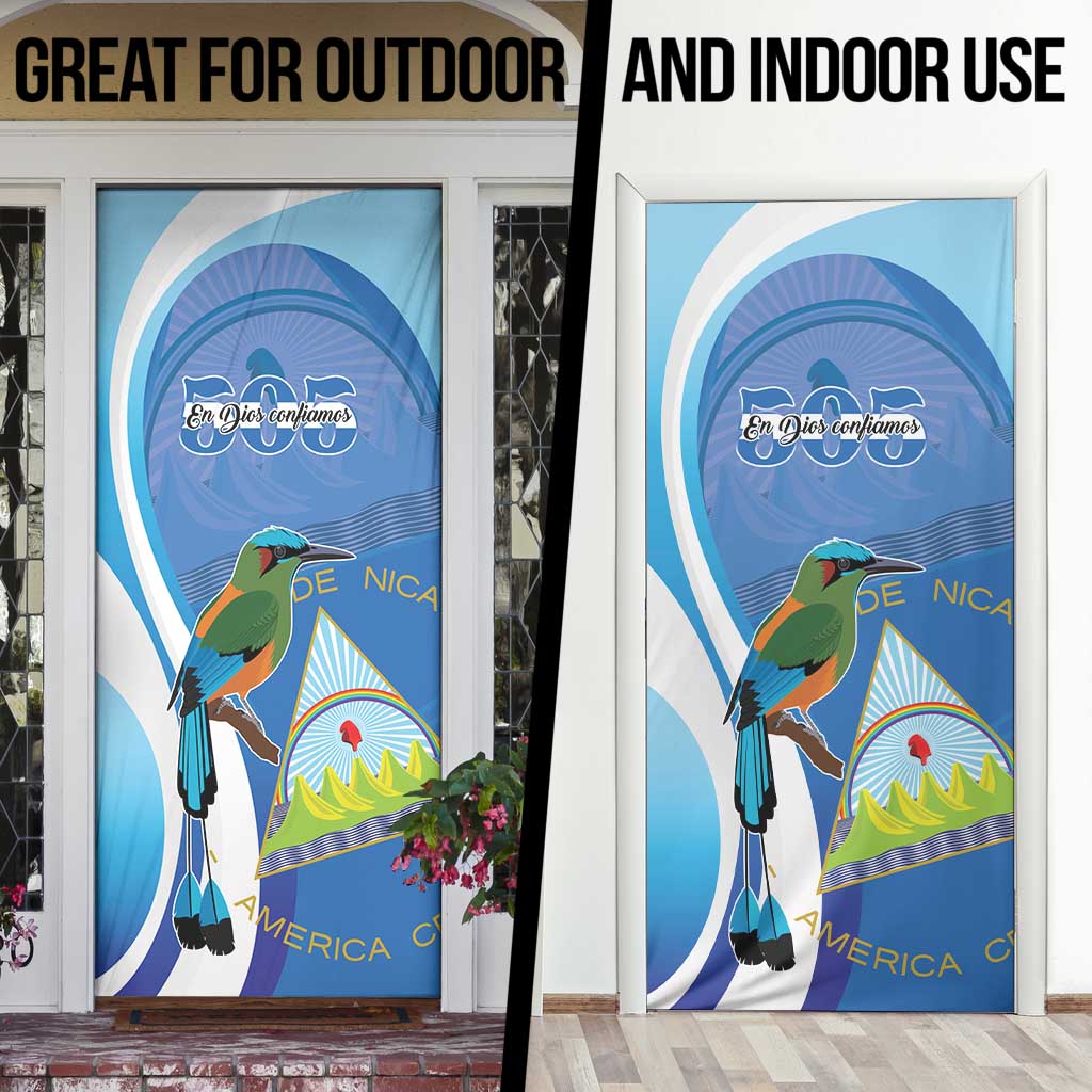 Nicaragua 505 Guardabarranco Door Cover En Dios confiamos - Wonder Print Shop