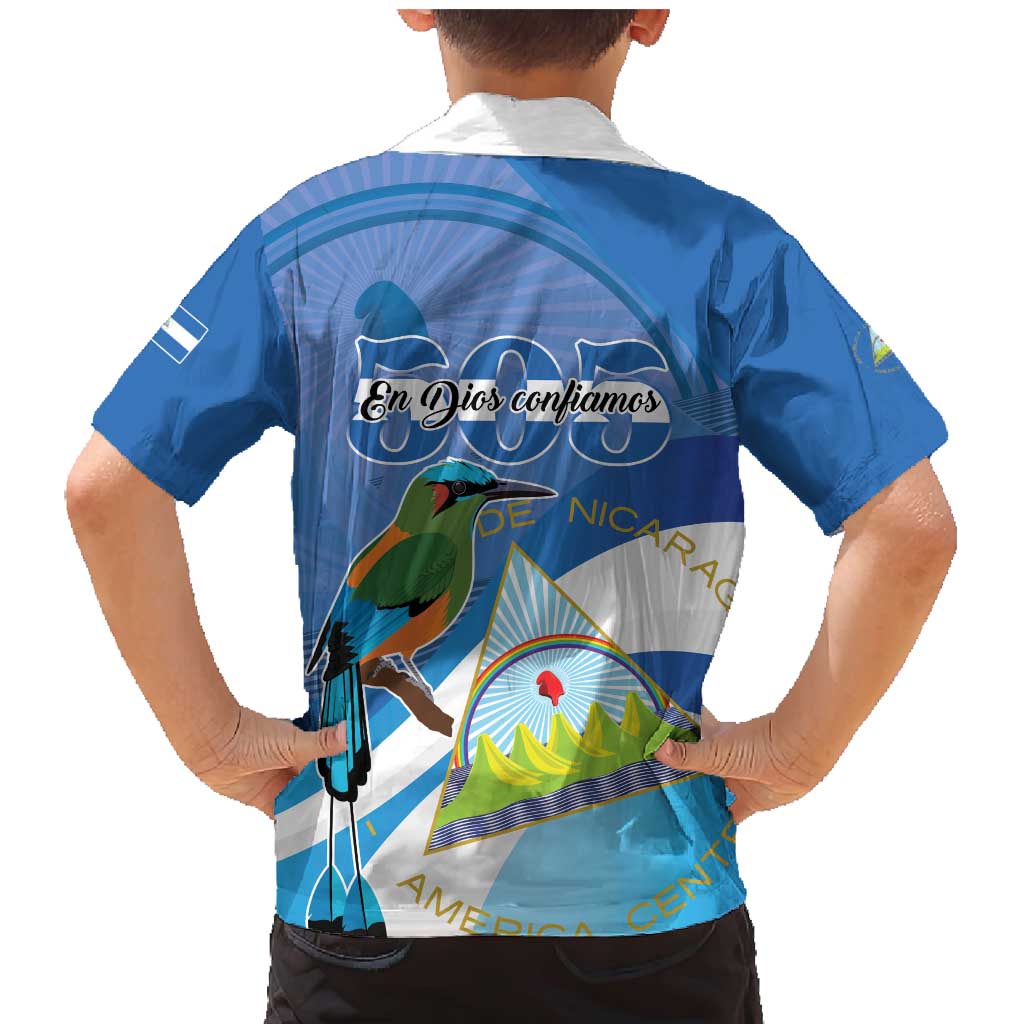 Nicaragua 505 Guardabarranco Family Matching Mermaid Dress and Hawaiian Shirt En Dios confiamos - Wonder Print Shop