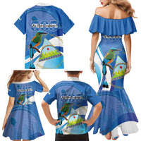 Nicaragua 505 Guardabarranco Family Matching Mermaid Dress and Hawaiian Shirt En Dios confiamos - Wonder Print Shop