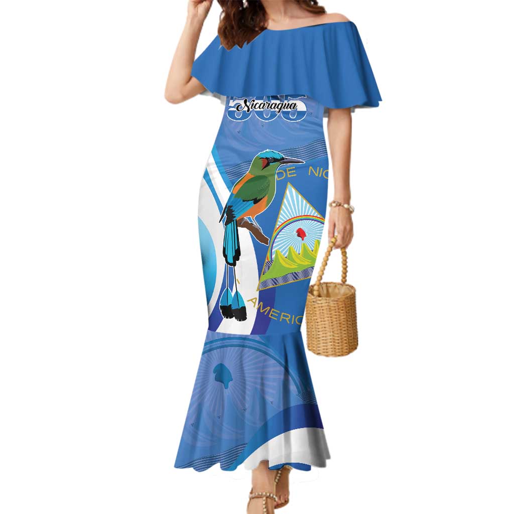 Nicaragua 505 Guardabarranco Family Matching Mermaid Dress and Hawaiian Shirt En Dios confiamos - Wonder Print Shop