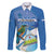 Nicaragua 505 Guardabarranco Family Matching Off The Shoulder Long Sleeve Dress and Hawaiian Shirt En Dios confiamos - Wonder Print Shop
