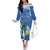 Nicaragua 505 Guardabarranco Family Matching Off The Shoulder Long Sleeve Dress and Hawaiian Shirt En Dios confiamos - Wonder Print Shop