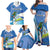 Nicaragua 505 Guardabarranco Family Matching Off Shoulder Maxi Dress and Hawaiian Shirt En Dios confiamos - Wonder Print Shop