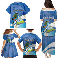 Nicaragua 505 Guardabarranco Family Matching Puletasi and Hawaiian Shirt En Dios confiamos - Wonder Print Shop