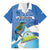 Nicaragua 505 Guardabarranco Family Matching Short Sleeve Bodycon Dress and Hawaiian Shirt En Dios confiamos - Wonder Print Shop