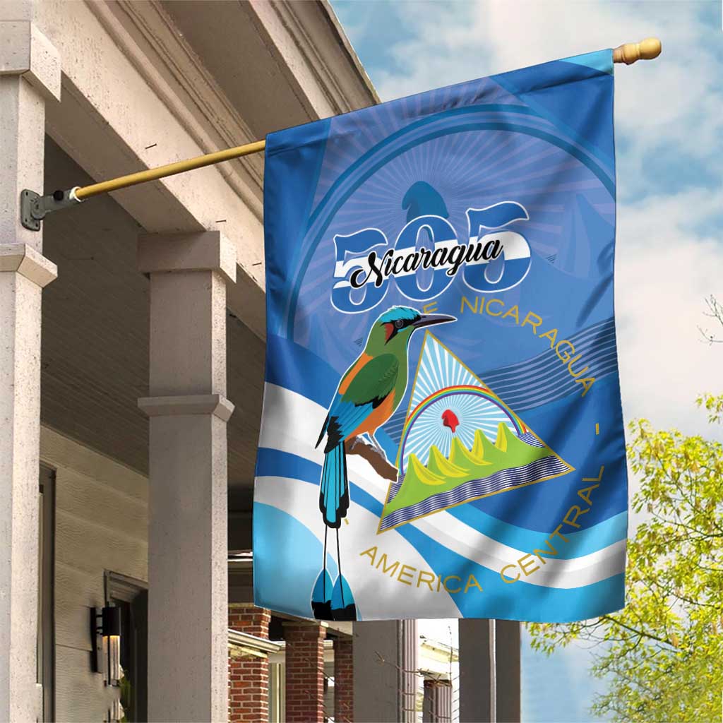 Nicaragua 505 Guardabarranco Garden Flag En Dios confiamos - Wonder Print Shop