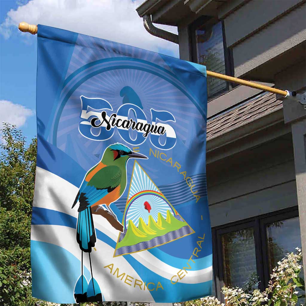 Nicaragua 505 Guardabarranco Garden Flag En Dios confiamos - Wonder Print Shop