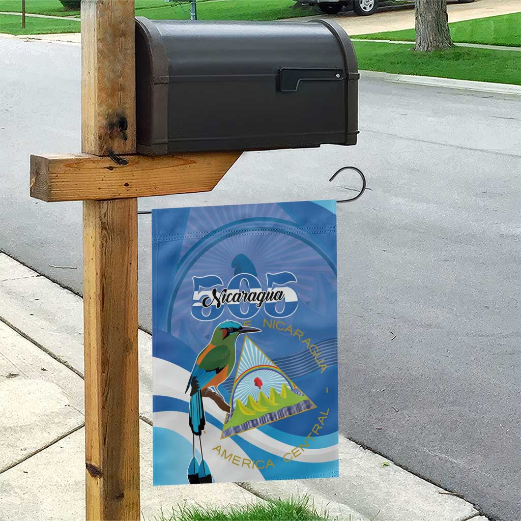 Nicaragua 505 Guardabarranco Garden Flag En Dios confiamos - Wonder Print Shop