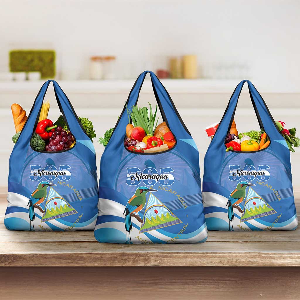 Nicaragua 505 Guardabarranco Grocery Bag En Dios confiamos - Wonder Print Shop