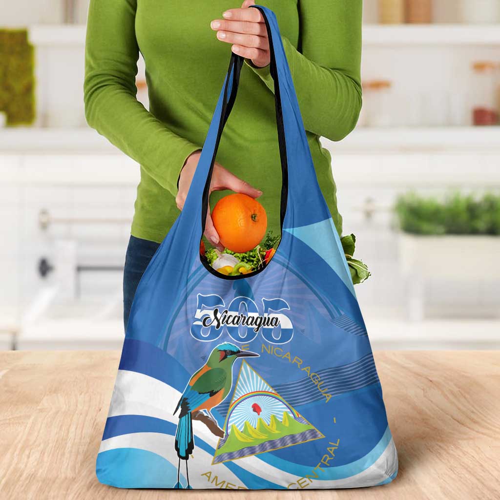 Nicaragua 505 Guardabarranco Grocery Bag En Dios confiamos - Wonder Print Shop