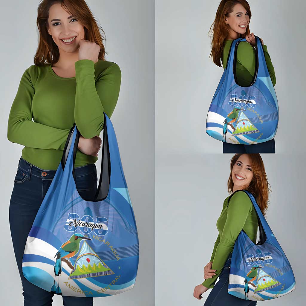 Nicaragua 505 Guardabarranco Grocery Bag En Dios confiamos - Wonder Print Shop