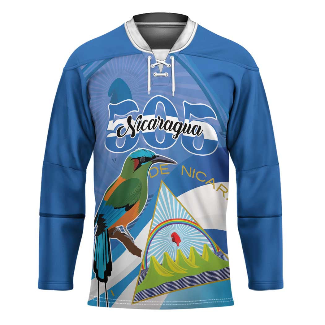 Nicaragua 505 Guardabarranco Hockey Jersey En Dios confiamos - Wonder Print Shop