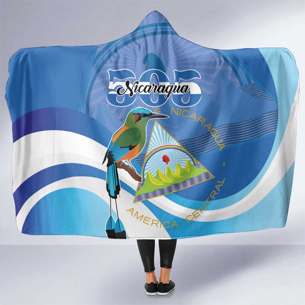 Nicaragua 505 Guardabarranco Hooded Blanket En Dios confiamos - Wonder Print Shop