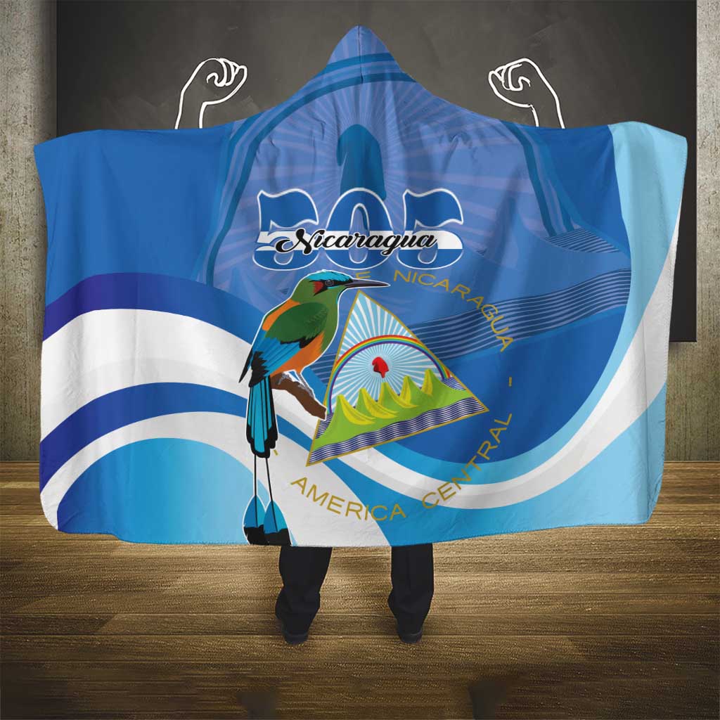 Nicaragua 505 Guardabarranco Hooded Blanket En Dios confiamos - Wonder Print Shop