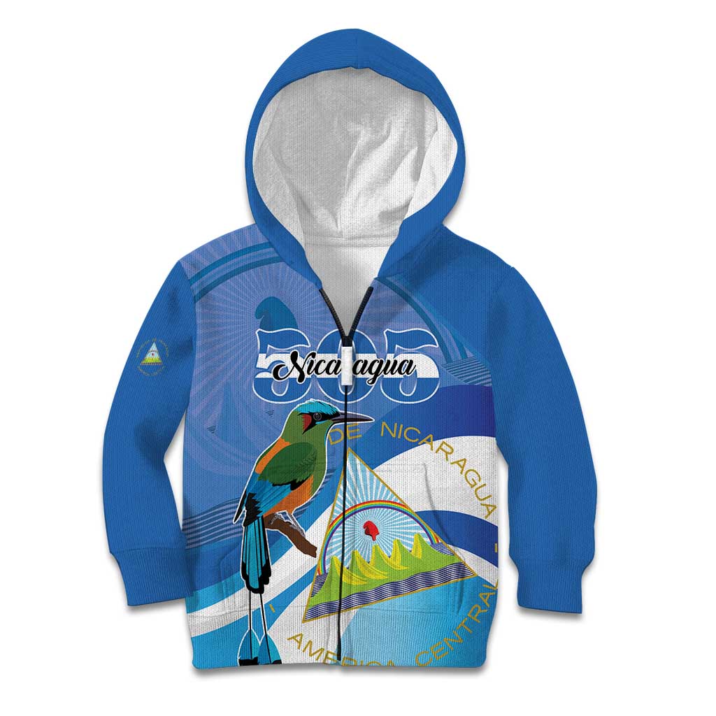 Nicaragua 505 Guardabarranco Kid Hoodie En Dios confiamos - Wonder Print Shop