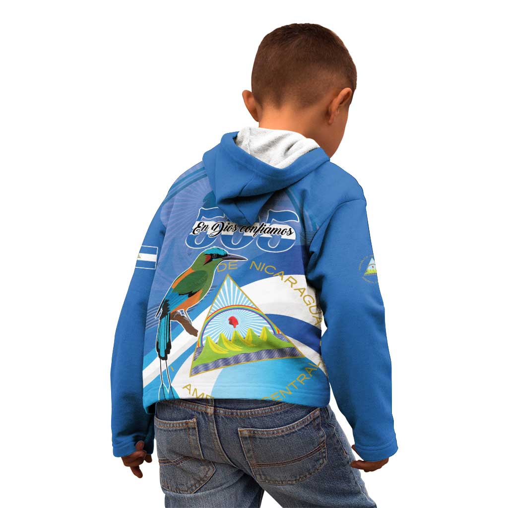 Nicaragua 505 Guardabarranco Kid Hoodie En Dios confiamos - Wonder Print Shop