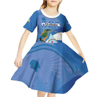 Nicaragua 505 Guardabarranco Kid Short Sleeve Dress En Dios confiamos - Wonder Print Shop